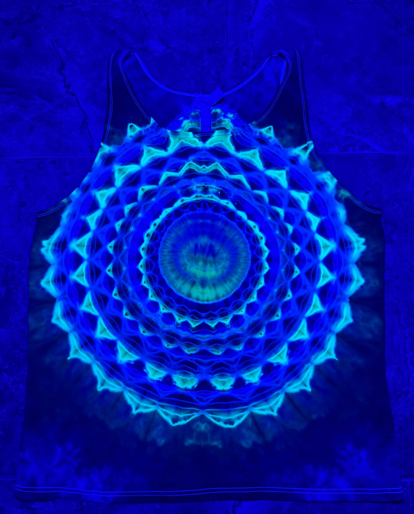 Size L Tank Top “Bioluminescence” UV REACTIVE