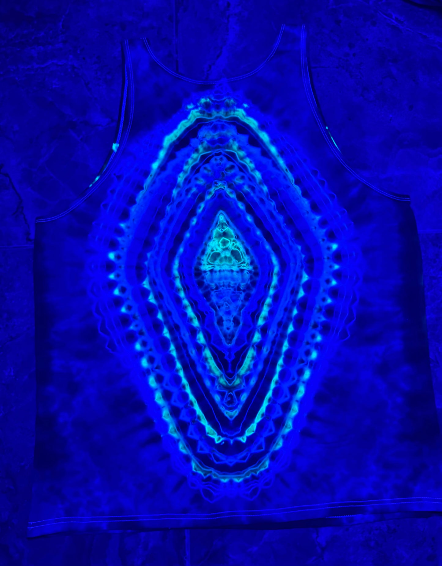 Size L Tank Top “Bioluminescence” UV REACTIVE