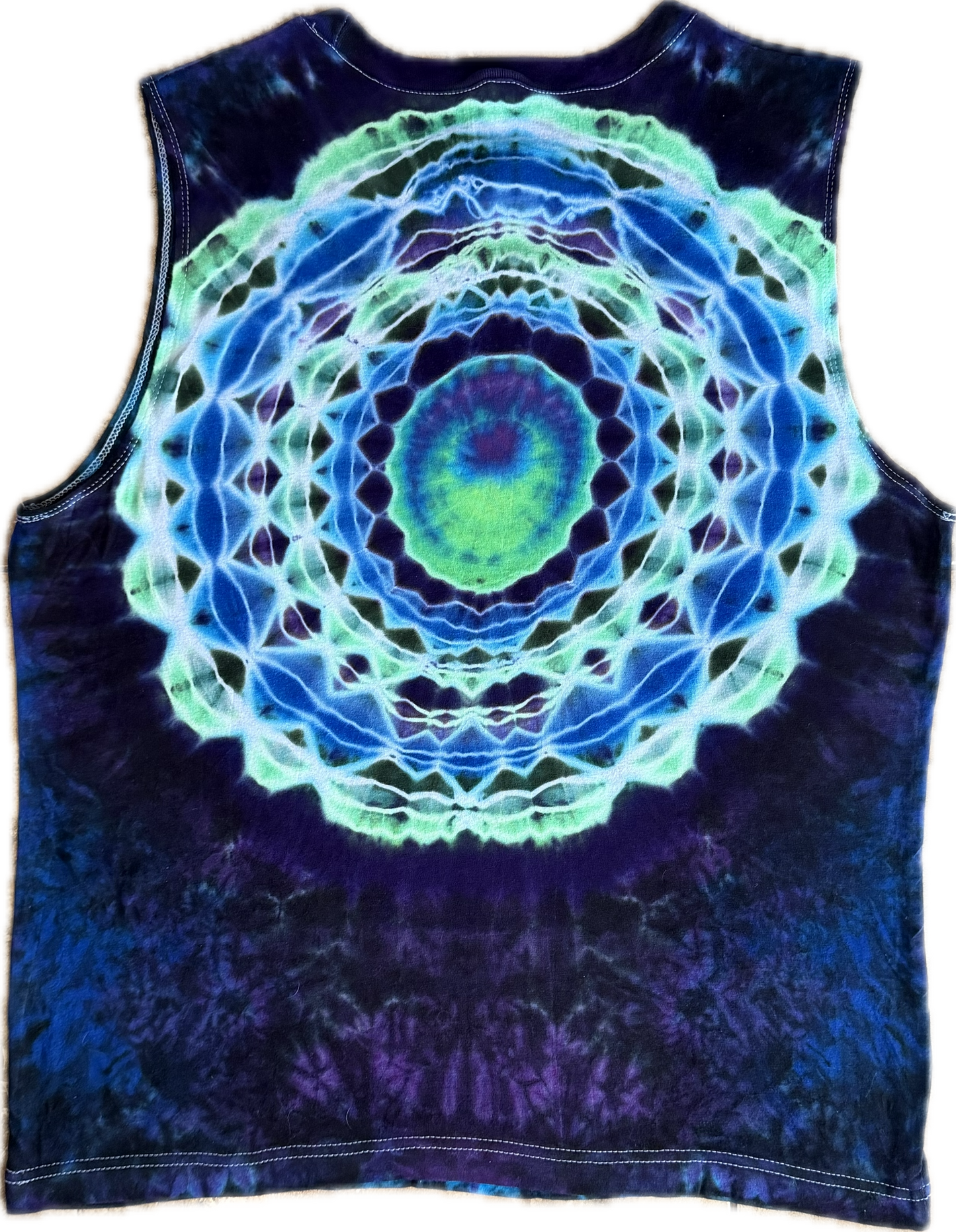 Size M Muscle Tank “Peace” UV REACTIVE