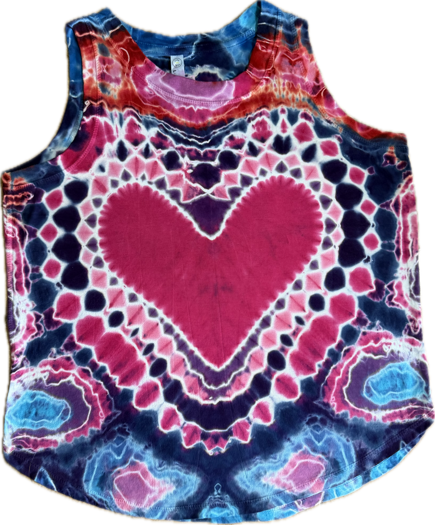 Size Ladies S Heart Shape Tank Top
