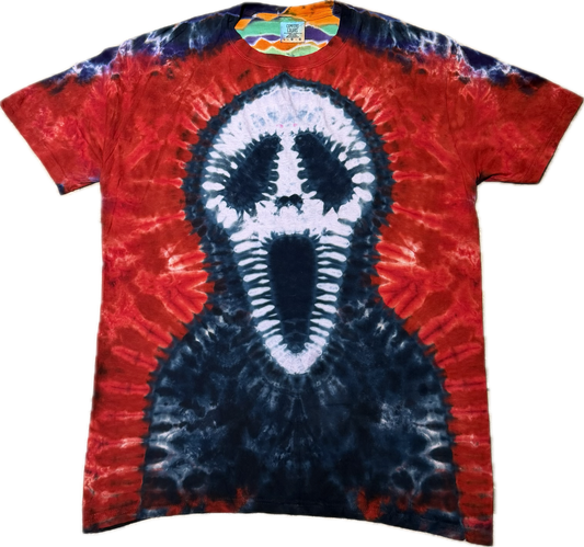 Ghostface Halloween Tie Dye