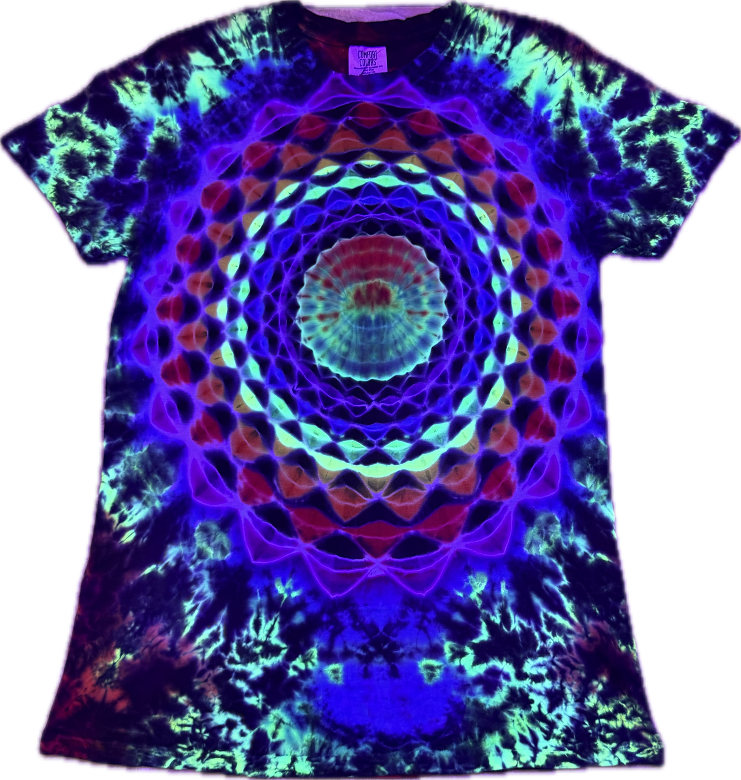 Rainbow Rorschach Size S (UV REACTIVE)