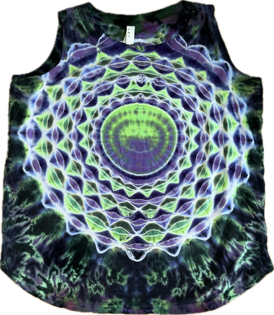 Size M Ladies Relaxed Fit Tank Top (UV REACTIVE)