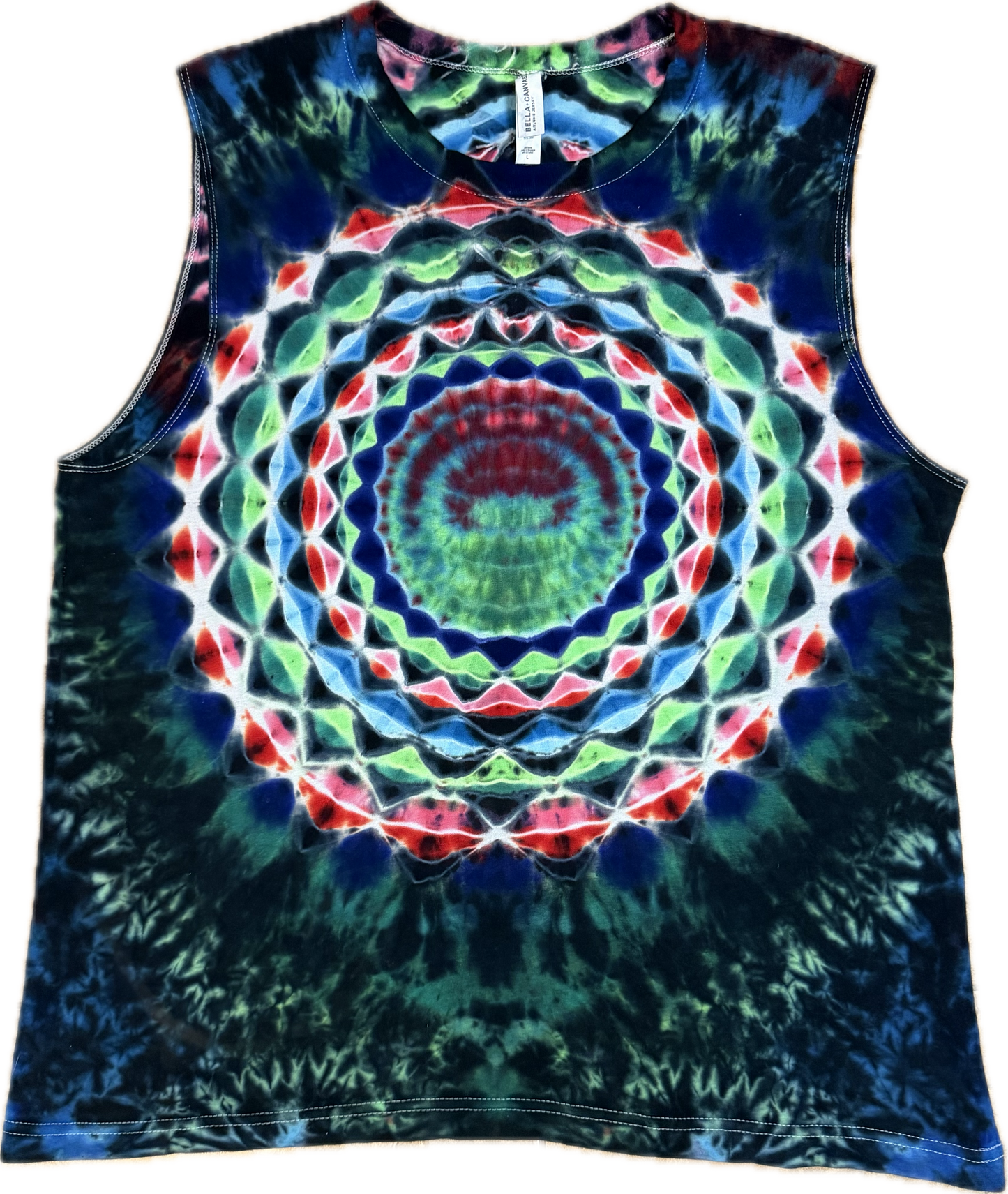 Size L “Time Flux” Muscle Tank (UV Reactive)
