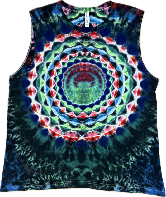 Size L “Time Flux” Muscle Tank (UV Reactive)
