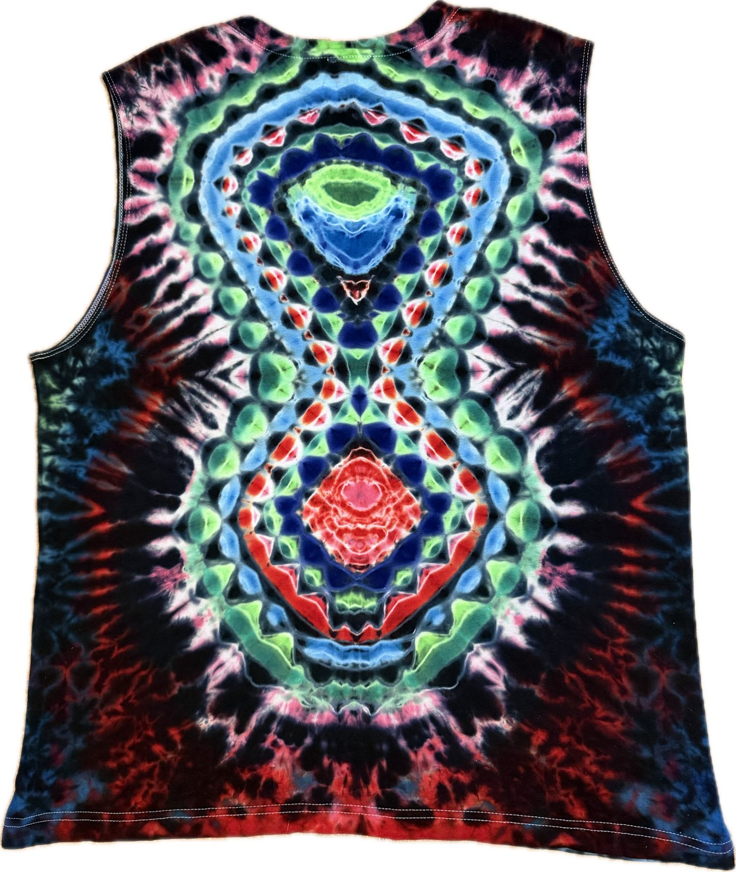 Size L “Time Flux” Muscle Tank (UV Reactive)